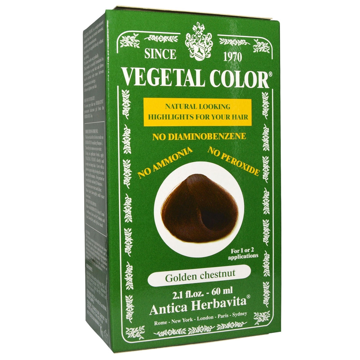 Vegetal Temporary, Golden Chestnut 2 Oz by Herbatint